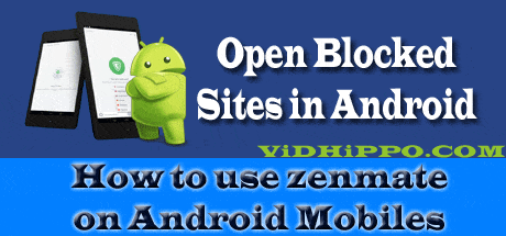 Open block sites on ANDROID