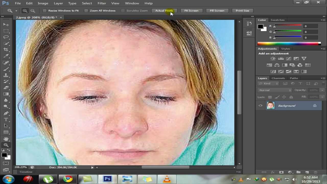 How to Clean Pimples From Face in Few Clicks in Photoshop