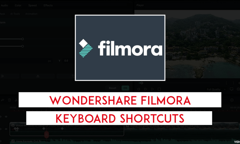 Wondershare Filmora Keyboard Shortcuts